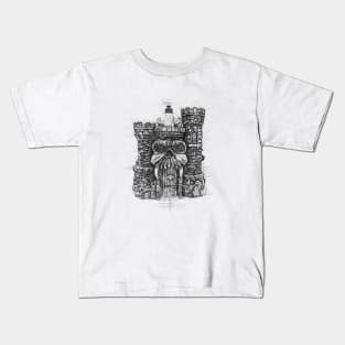 Castle Grayskull Sketch Kids T-Shirt